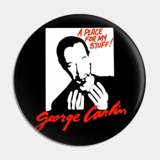 George Carlin Comedian Pin