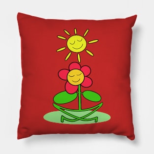 Yoga flower Pillow