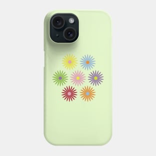 colorful flowers Phone Case