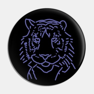 Very Peri Periwinkle Blue Water Tiger Color of the Year 2022 Pin