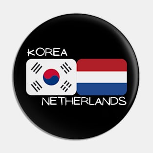 Korean Dutch - Korea, Netherlands Pin