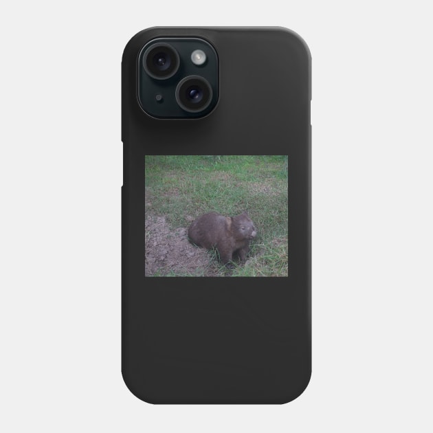 Wombat Photo Phone Case by Artstastic