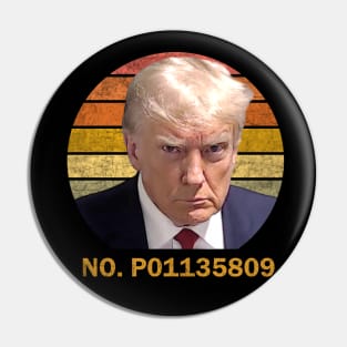 Trump's mug shot Pin