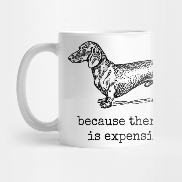weiner dog mug