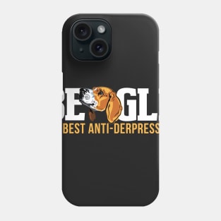 Beagle the best anti - depressant Phone Case