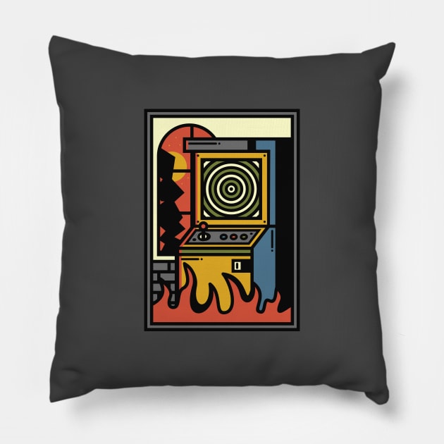 Kill The Arcade Pillow by rupadaratan