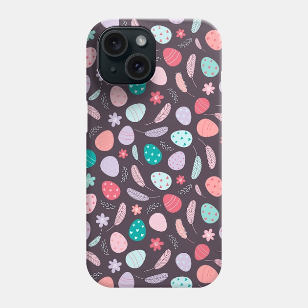 Cute Easter egg pattern Phone Case by Indiestyle