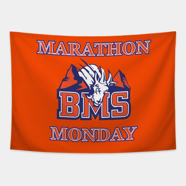 Marathon Monday Tapestry by slice_of_pizzo