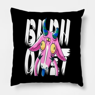 Satanic Cartoon Baphomet Pillow