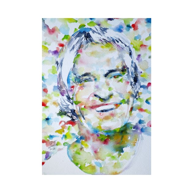 TIMOTHY LEARY watercolor portrait .2 by lautir