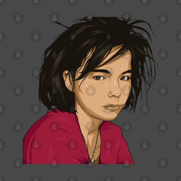 Bjork by JhomArtStore