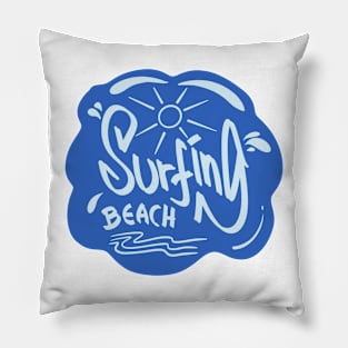 Surf beach Pillow