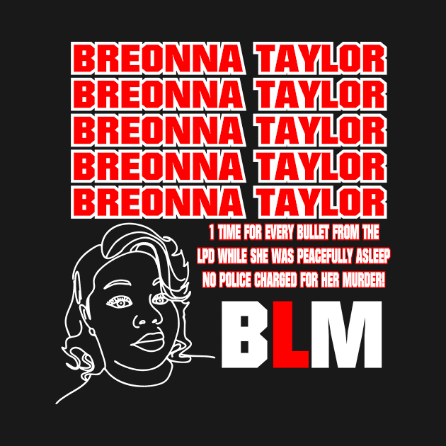 Breonna Taylor- Say Her Name T-shirts for Women & Men! by Touching Lives Urban Apparel