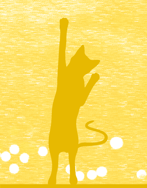 YELLOW HIGH FIVE CAT Kids T-Shirt by JeanGregoryEvans1