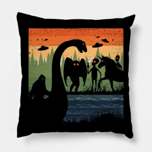 Cryptid Creatures Pillow