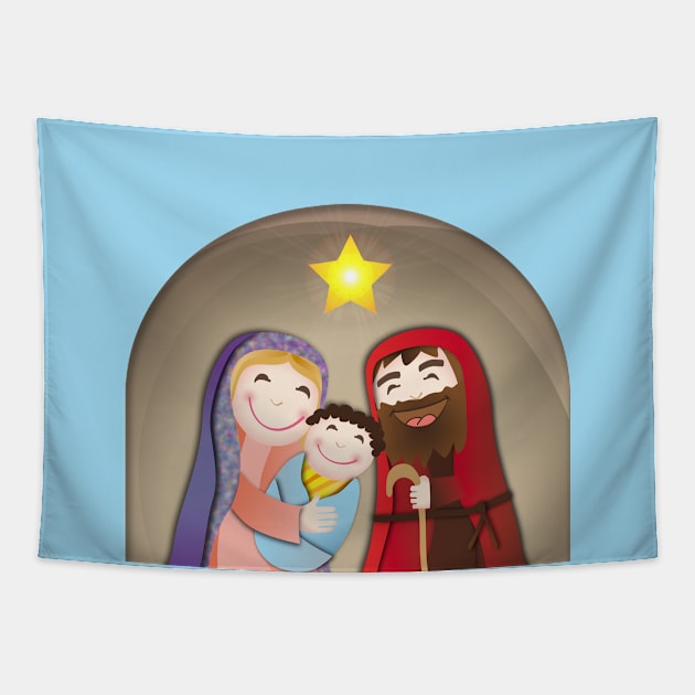 Holy nativity Tapestry by marufemia