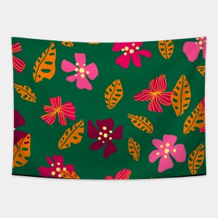 colorful floral pattern Tapestry