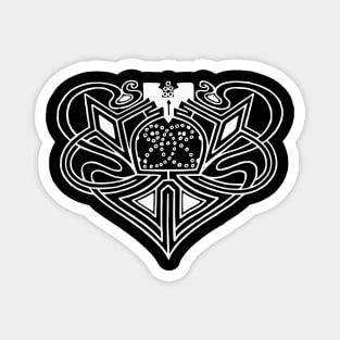 Vintage Celtic Heart Magnet