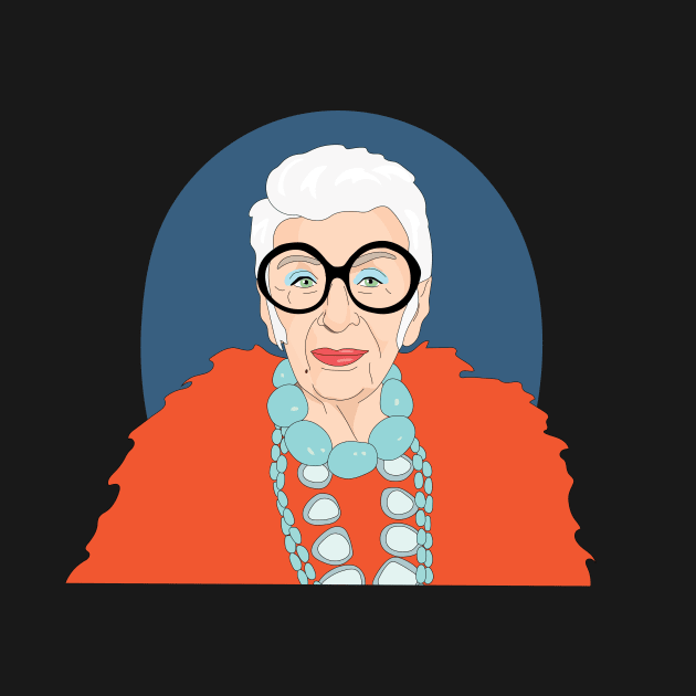 iris apfel portait by FemCards