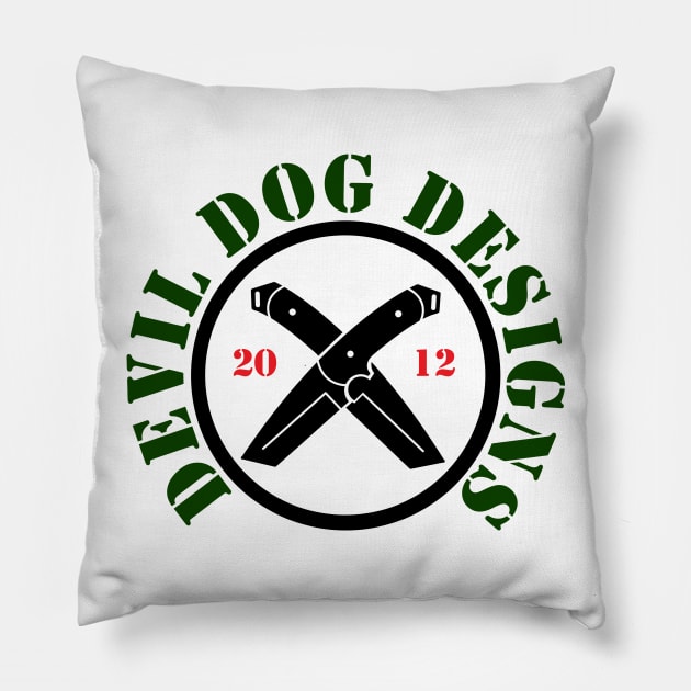 d3 origins Pillow by devildogdesign