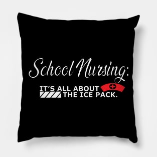 Nursing school It's all about the ice pack Pillow