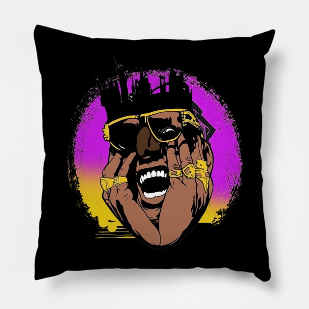 SHOCKS G FOREVER Pillow by Sweetfuzzo