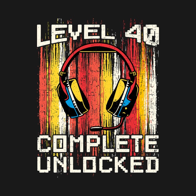 Level 40 complete unlocked by printedartings