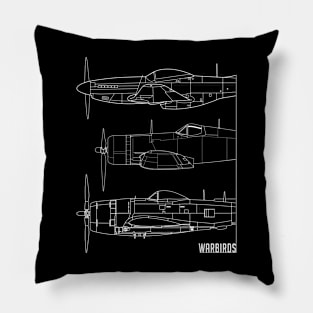 Legendary Noses: A Warbird Gathering Pillow