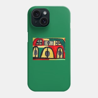 Italian House in Red Green and White Phone Case