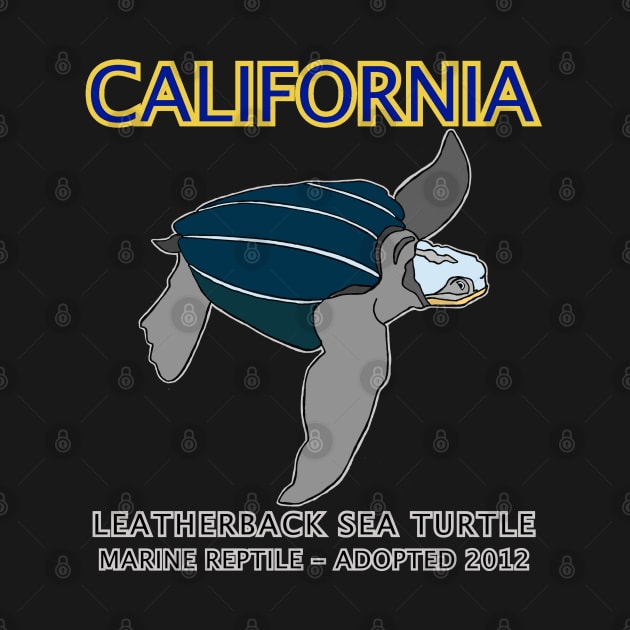 California - Leatherback Sea Turtle - Original by cfmacomber