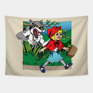 Lil' Red Riding Hood Tapestry