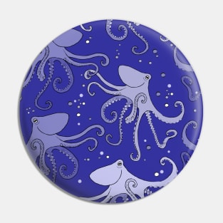 happy octopus violet Pin