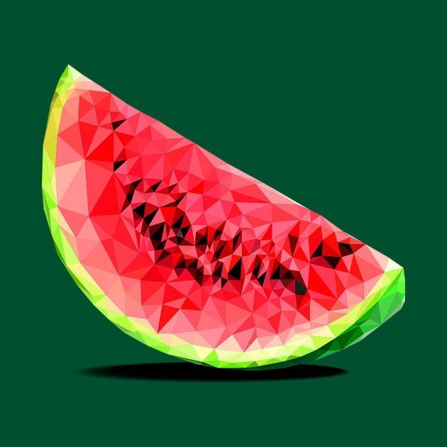 Geometric watermelon by obmik