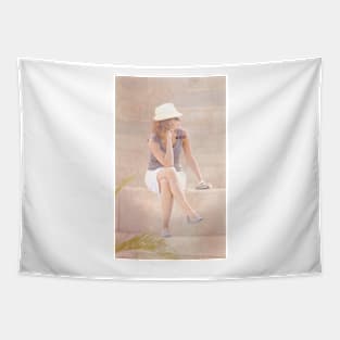 beautiful pose Tapestry