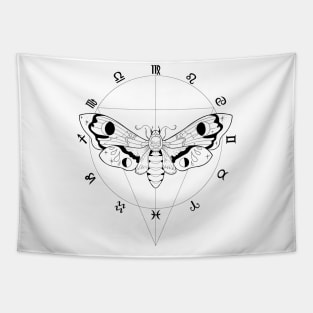 Deaths Head Zodiac Tapestry