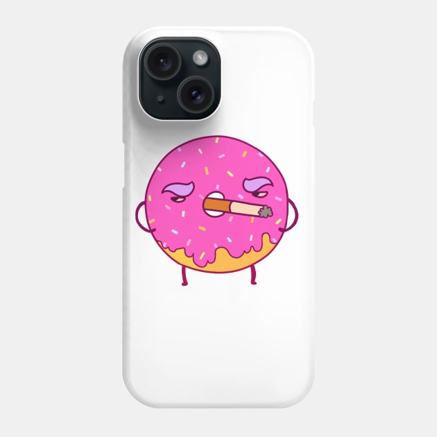 Badass donut Phone Case by yambuto