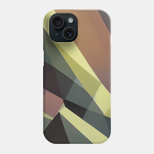 Classic Camo Geometric Pattern Phone Case by SmartPufferFish