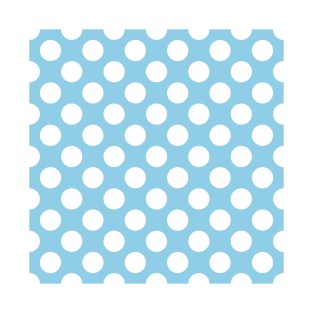 Blue Polka Dots, Polka Dot Pattern, Dots, Dotted T-Shirt