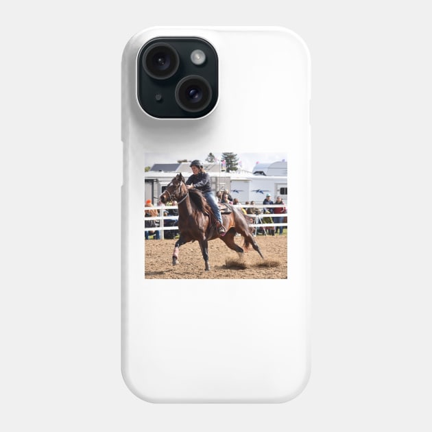 Barrel racing Phone Case by theartsyeq