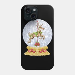 Merry Christmas Snow Globe Phone Case