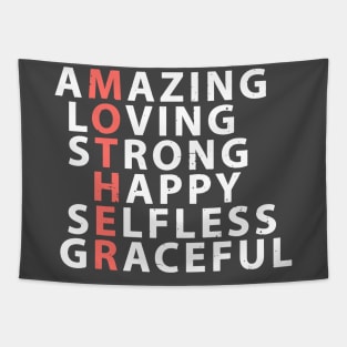 Amazing Loving Strong Happy Selfless Graceful Tapestry