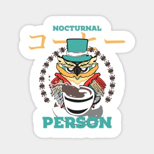 Nocturnal Coffee Person ReColor #2 Magnet