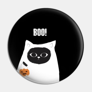 Boo Halloween Pin