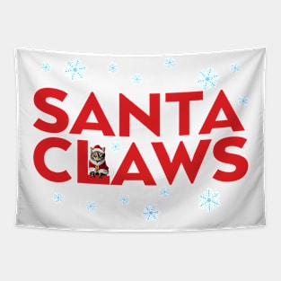 Santa Claws - Christmas Cat Tapestry