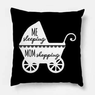 BABY SLEEPING MOM SHOPPING Pillow