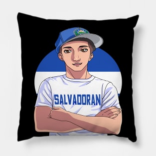 El Salvador Flag Salvadoran Pride Latin Heritage Pillow