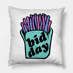 Speckled Bid Day Fry Pillow