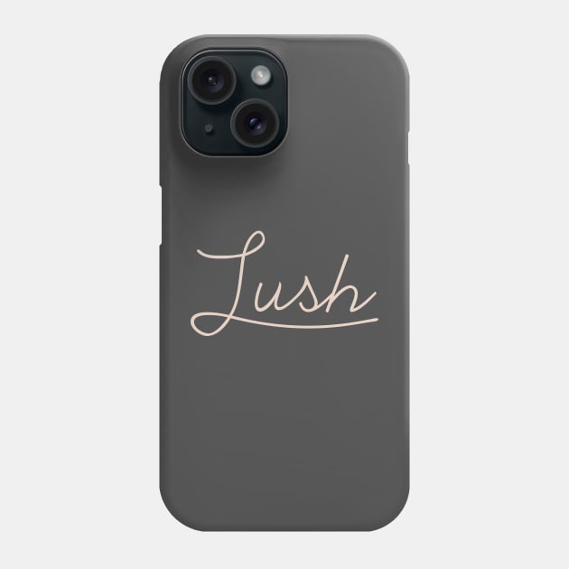 Lush Peach Phone Case by Avalon Tees