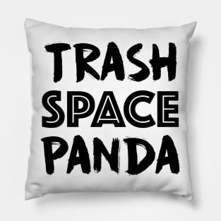 Trash Space Panda Pillow