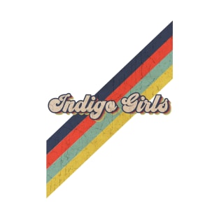 retro vintage color Indigo Girls T-Shirt